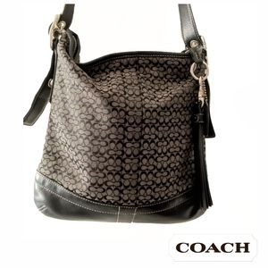 Coach signature hobo shoulder bag